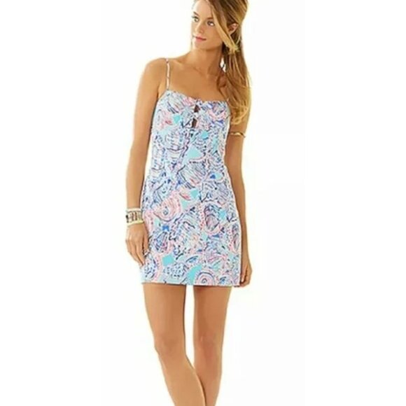 Lilly Pulitzer  Shell Me About It Petra Sundress  Mini Dress Women's Size XS - Picture 14 of 14